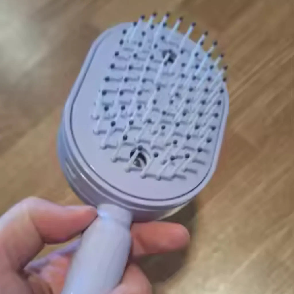 Customer hair touch-up with Mistglide Brush