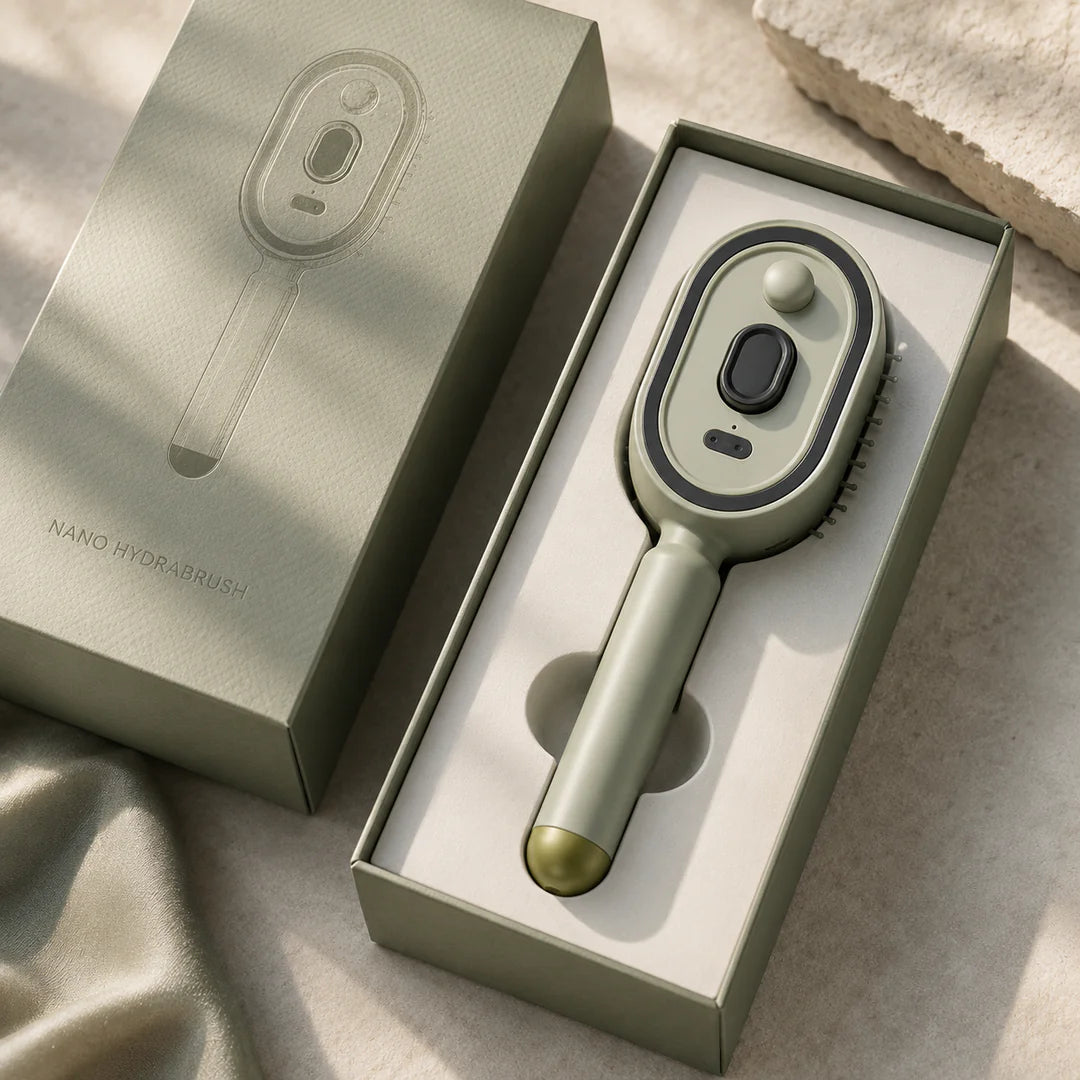 Mistglide Brush portable travel setup